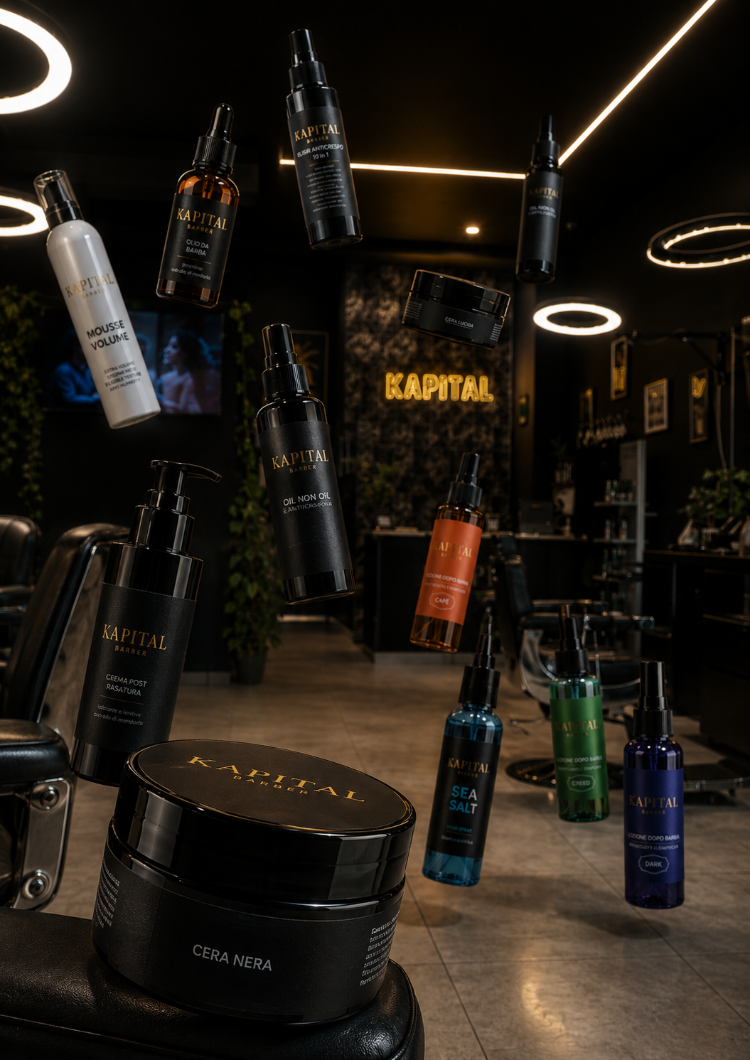 Linea prodotti Kapital Barberia Sartoriale